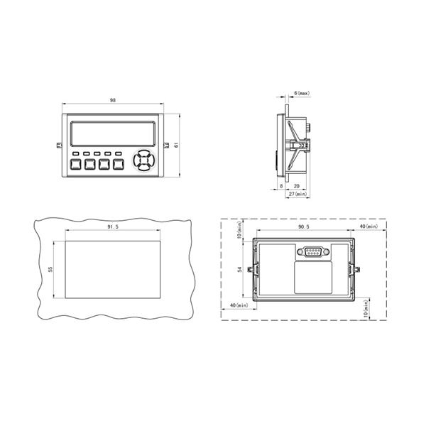 How is a 24-core optical cable represented in CAD 